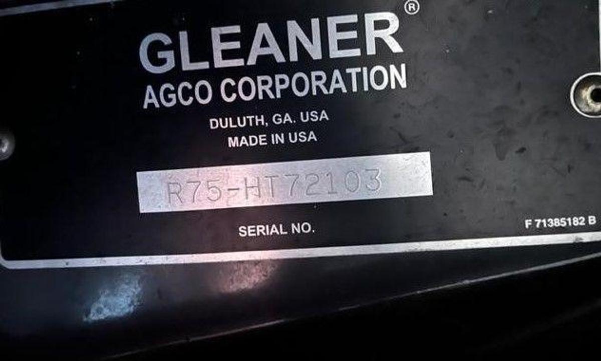 Used 2008 Gleaner R75