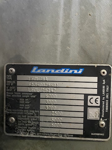 Used 2001 Landini Atlas 100