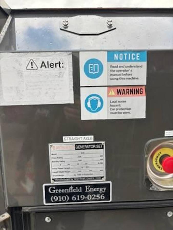 Used 2022 Tow Behind 13Kw Diesel Generators