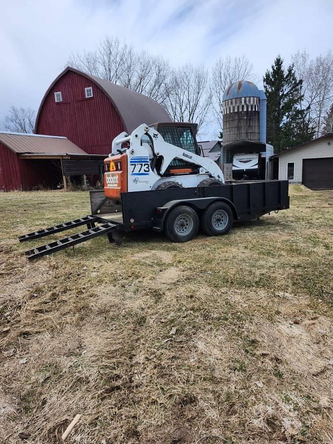 Used 2001 Bobcat 773G w/ Trailer