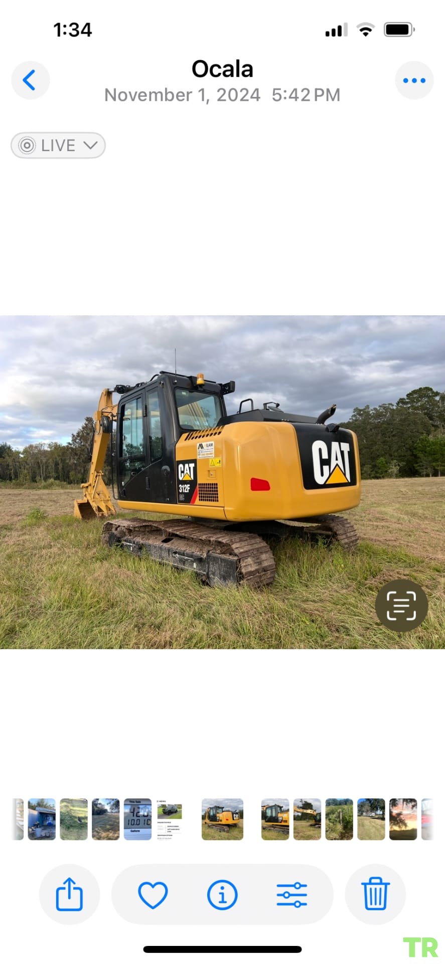 Used 2020 Caterpillar 312F Excavator