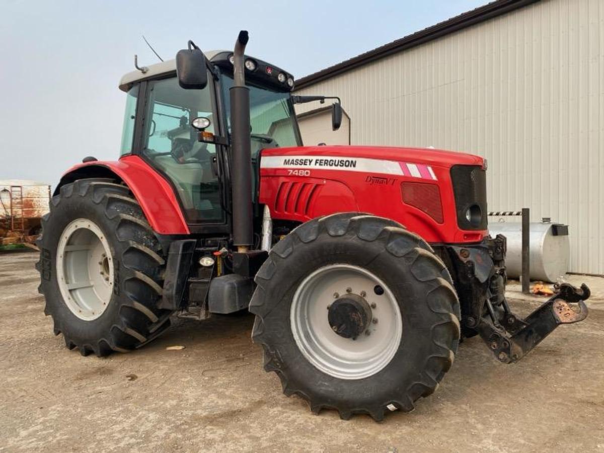 Used 2010 MASSEY FERGUSON 7480 Tractor