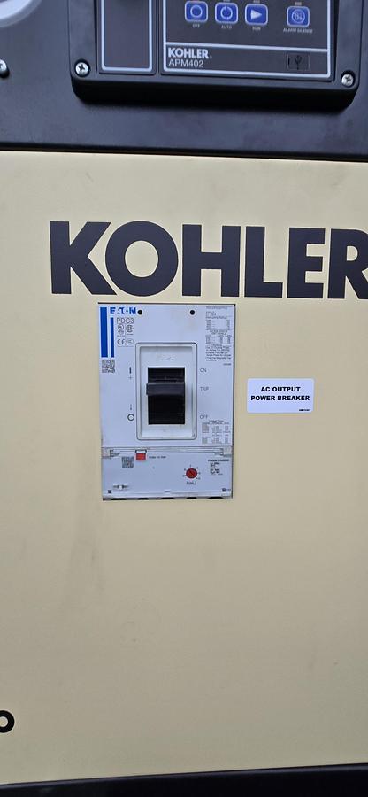 Used 2025 Kohler 60REOZK 60kW Diesel Generator