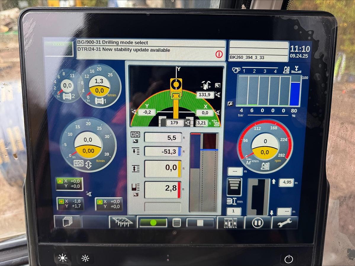 Used 2024 Bauer BG28H Drilling Rig