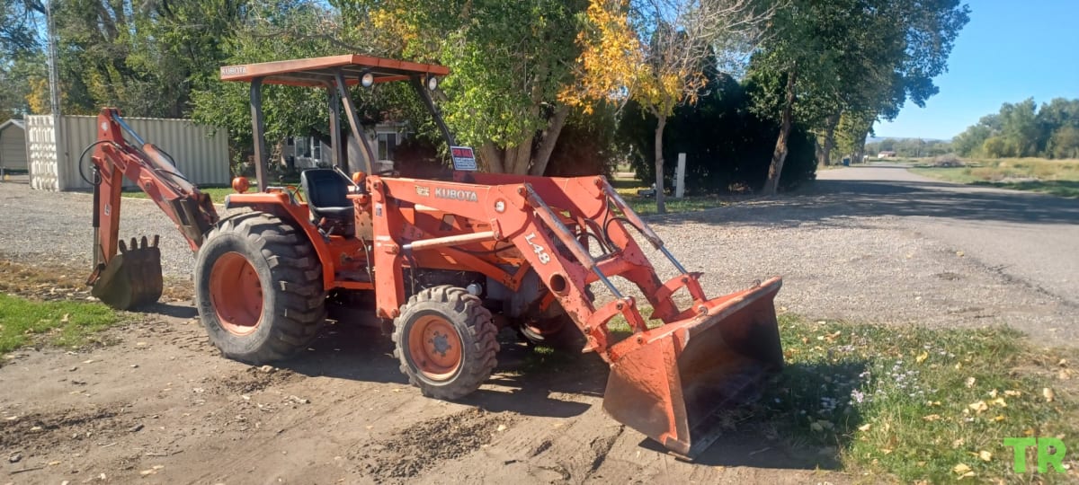 Used 2004 Kubota L48 Tractor Loader Backhoe