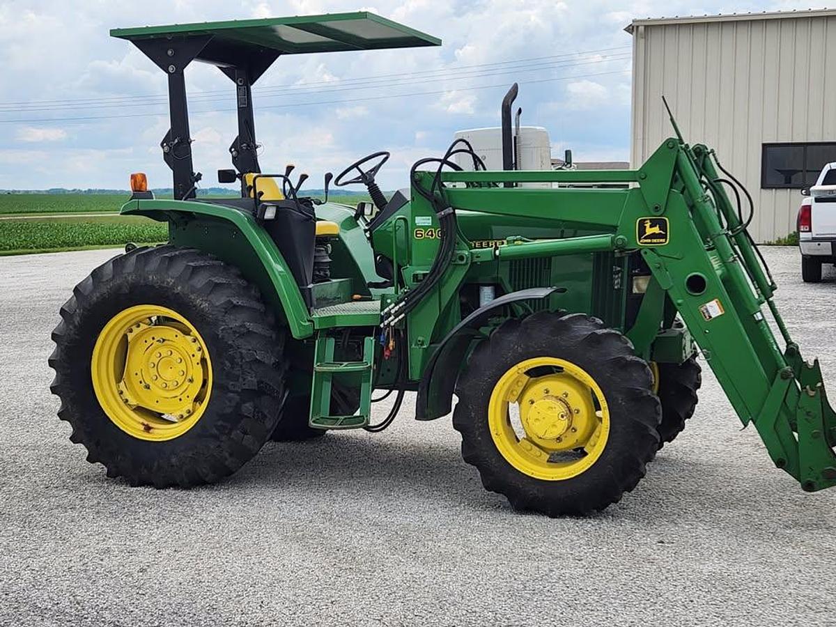 Used 1998 John Deere 6410 MFWD with 640 MSL loader