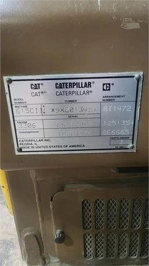 Used 2001 CATERPILLAR 615C II