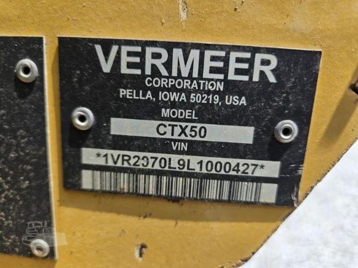 Used 2020 VERMEER CTX50