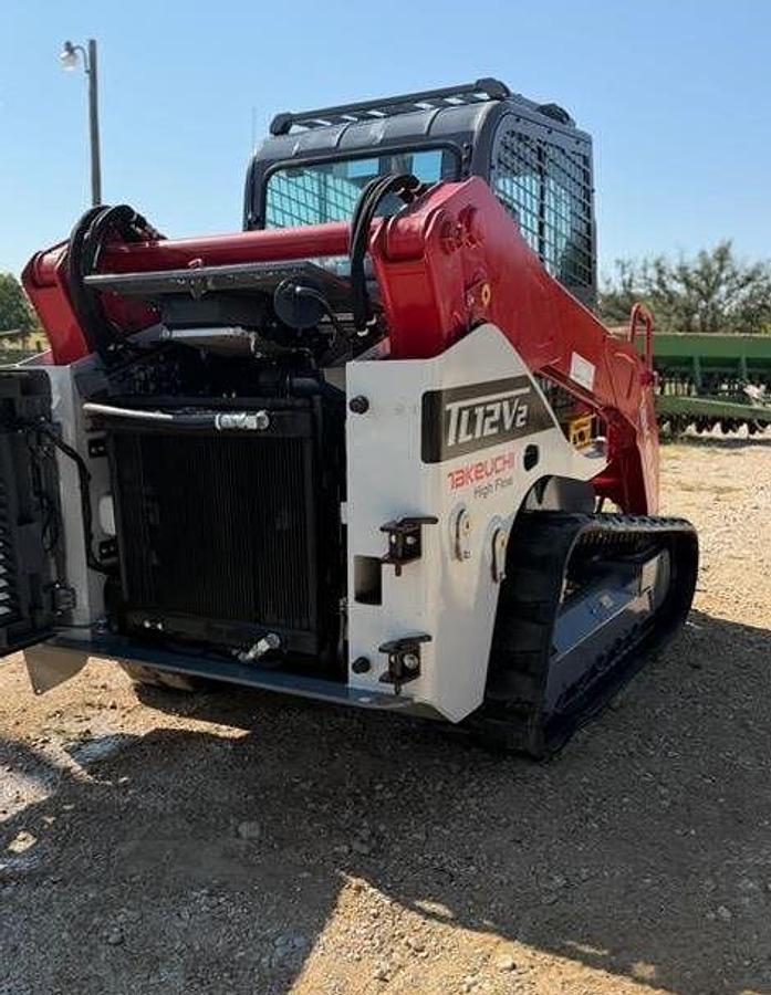 Used 2022 Takeuchi Tl12v2 Skid Steer & FAE Mulcher