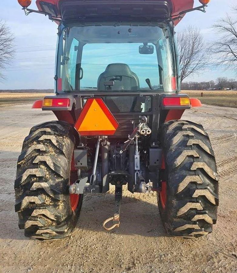 Used 2023 Kubota L3560HSTC-LE Cab Tractor with Mower