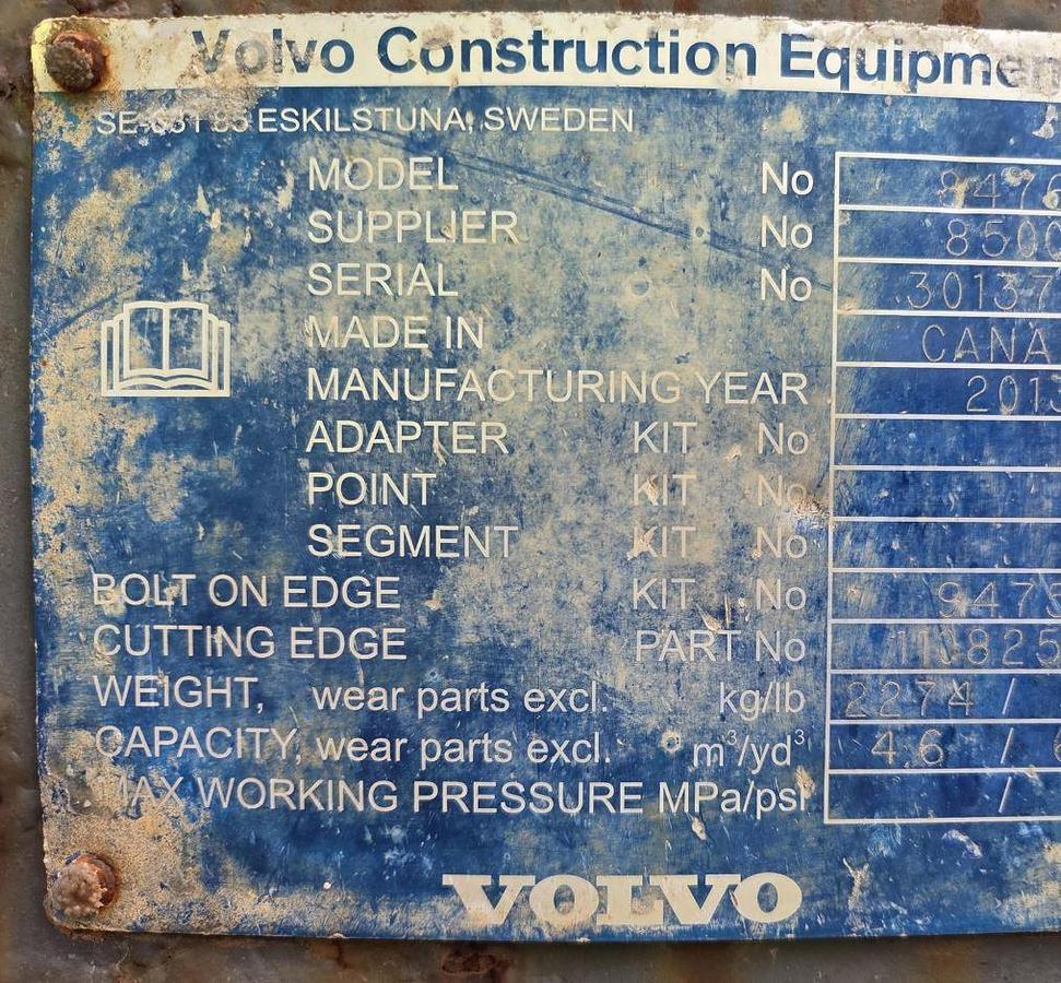 Used 2014 Volvo L180G