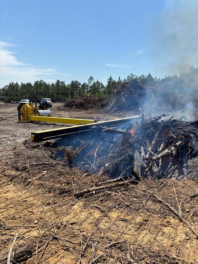 Used Elgin Air Curtain Trench Burner Incinerator