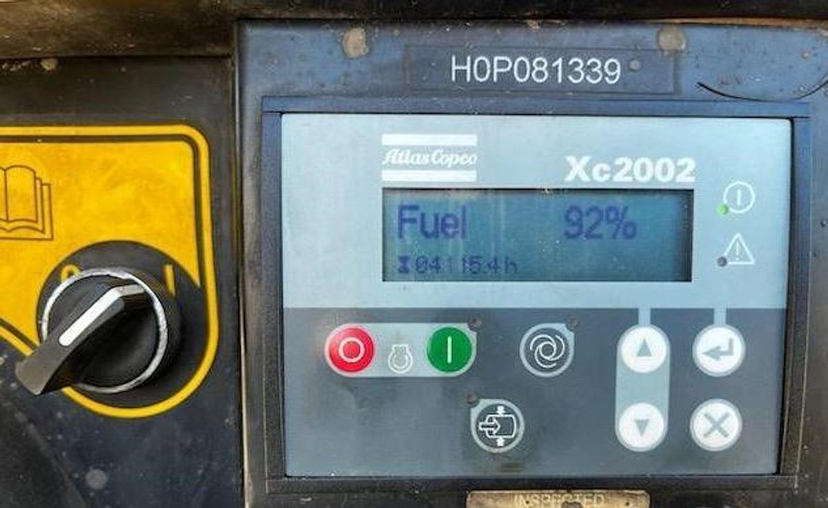 Used 2014 ATLAS COPCO XAVS650CD7 Air Compressor