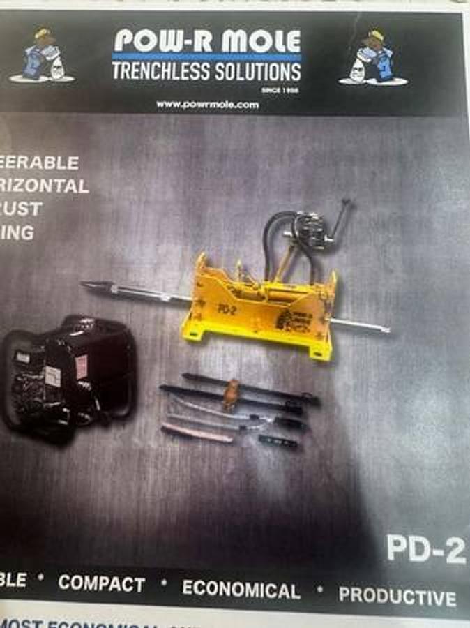 Used 2002 POW R MOLE PD2 Boring Machine