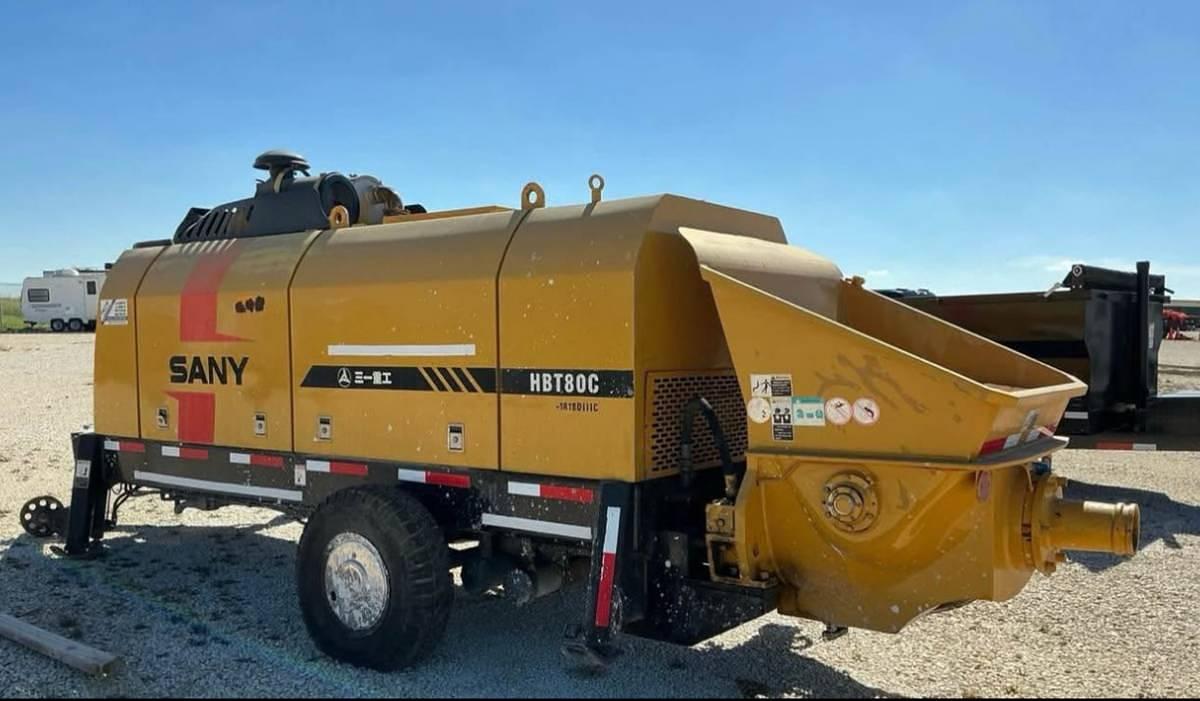 Used 2008 Sany HBT80C Concrete Pump
