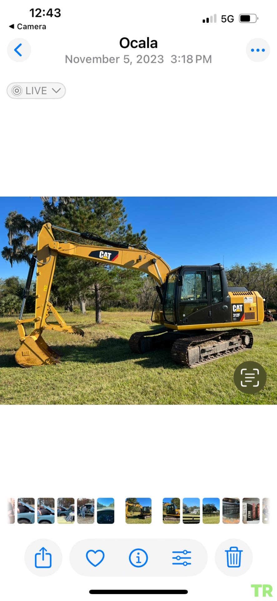Used 2020 Caterpillar 312F Excavator