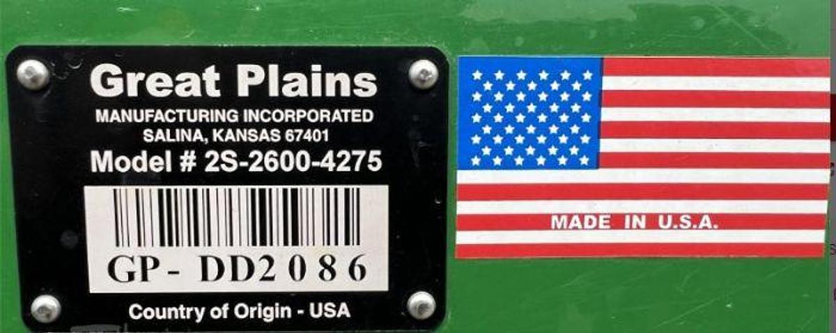 Used 2019 GREAT PLAINS 2S2600