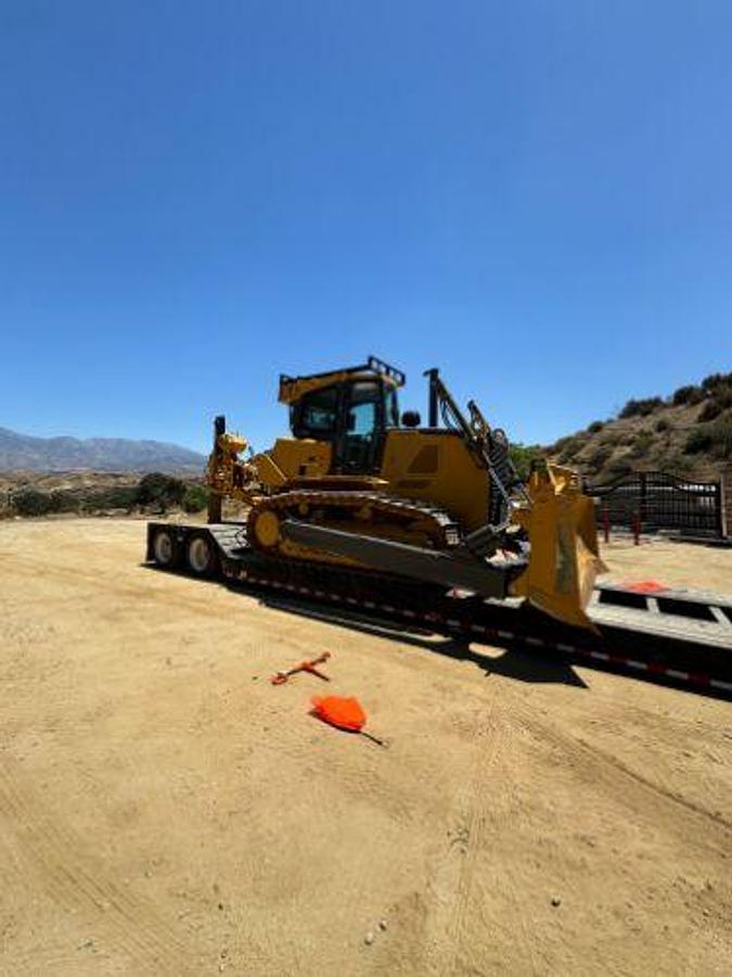 Used 2022 Bron Y3 V100 Plow attached to a 2009 John Deere 850JR Dozer