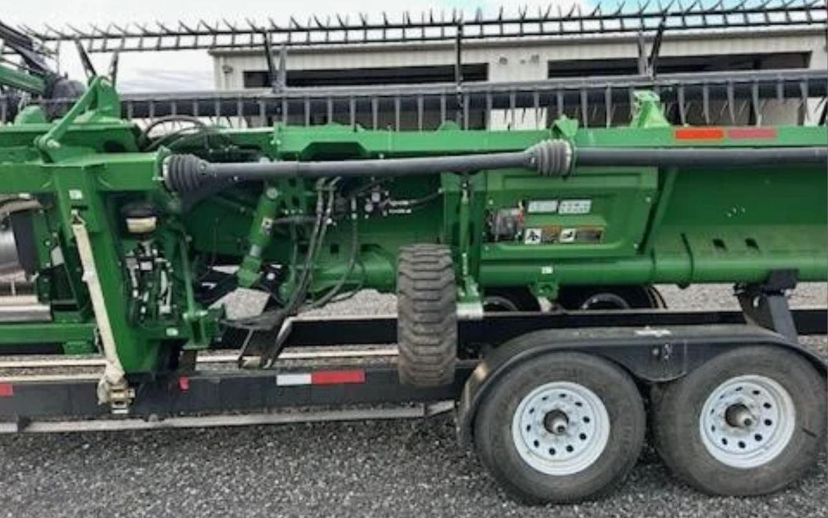 Used 2023 John Deere HD50R With J&M TB-7000 HD Header Cart