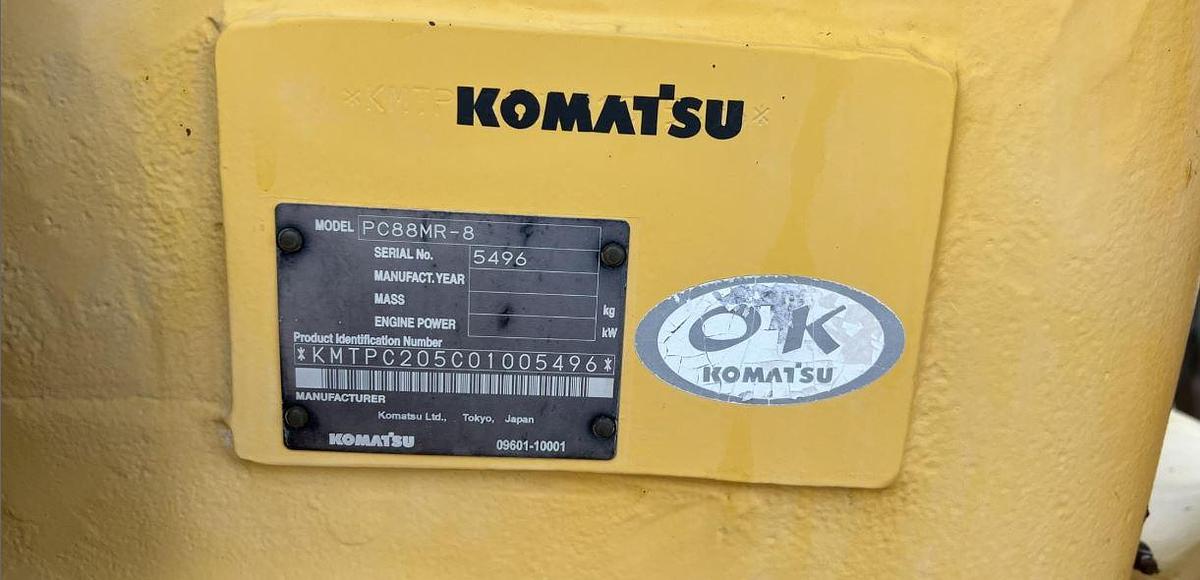 Used 2011 KOMATSU PC88MR-8