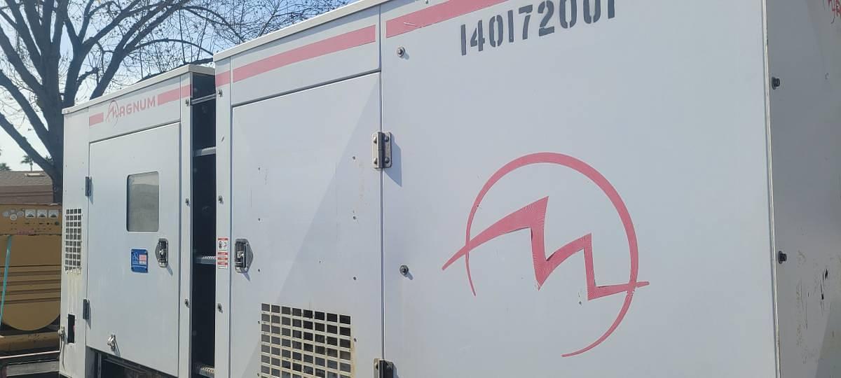Used 2014 Magnum MMG 175 KVA Diesel Generator with Trailer