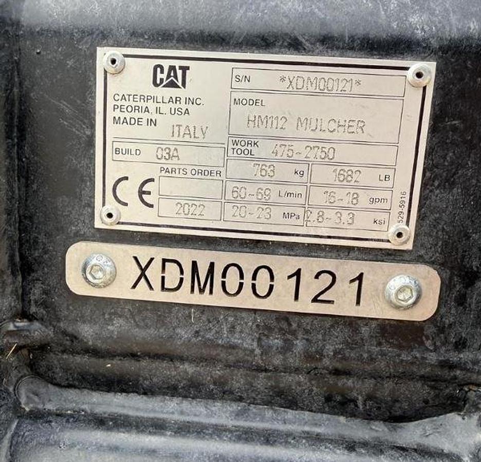 Used 2022 Caterpillar Hm112