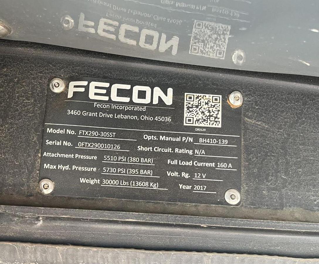 Used 2017 FECON FTX290
