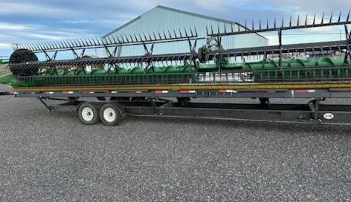 Used 2023 John Deere HD50R With J&M TB-7000 HD Header Cart
