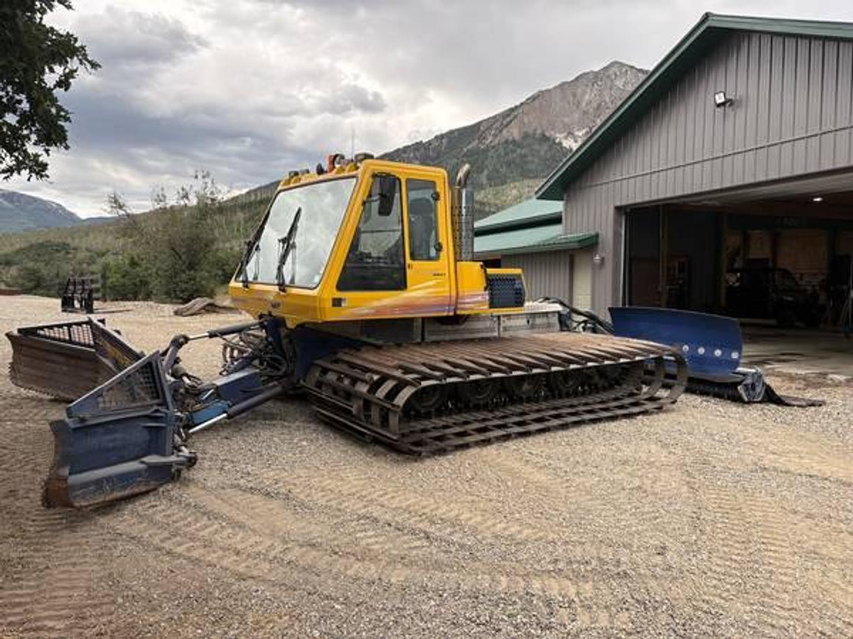 Used 1997 Bombardier Plus Mp Snowcat – Front Blade & Rear Tiller
