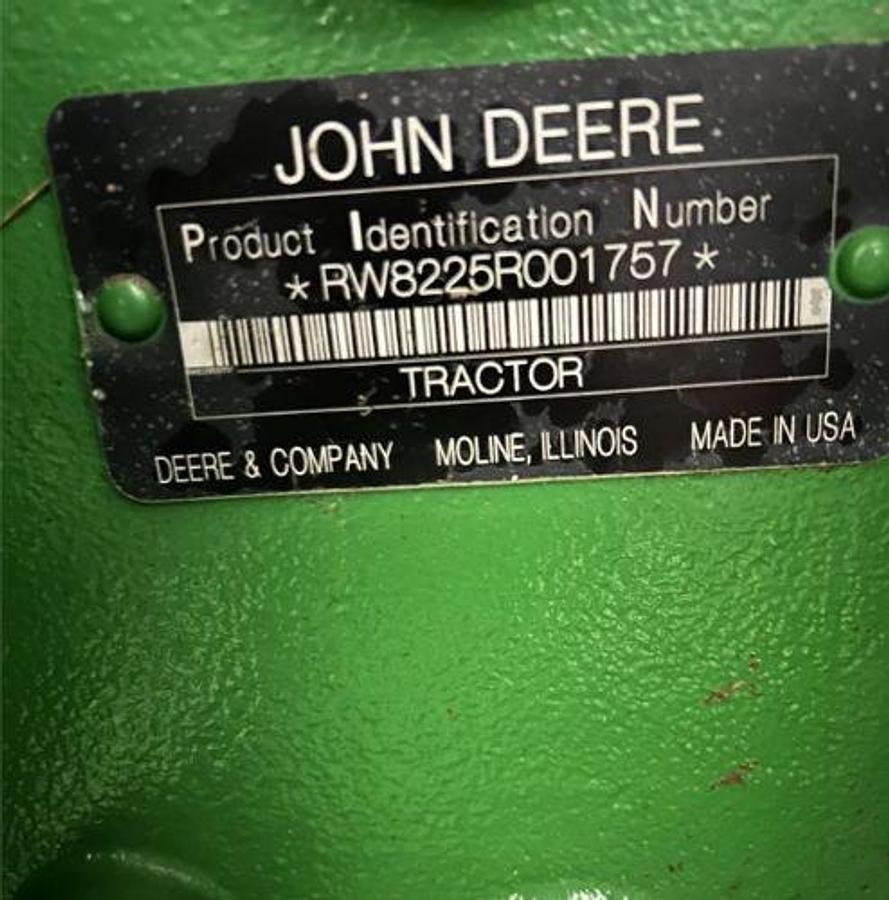 Used 2012 JOHN DEERE 8225R