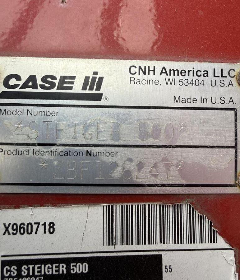 Used 2011 Case IH Steiger 500