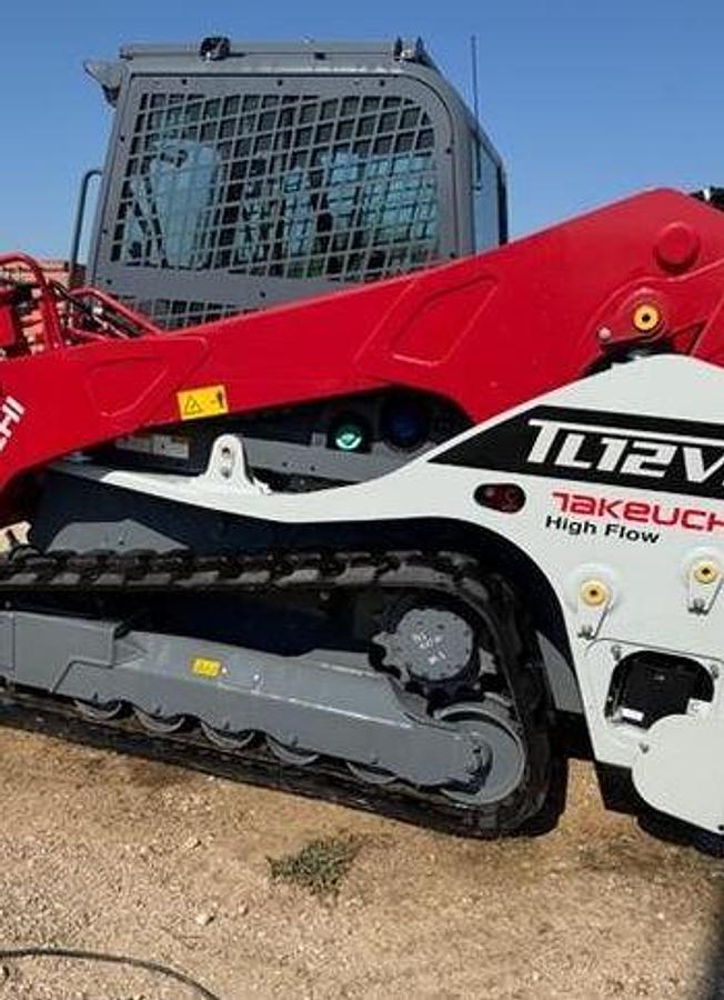 Used 2022 Takeuchi Tl12v2 Skid Steer & FAE Mulcher