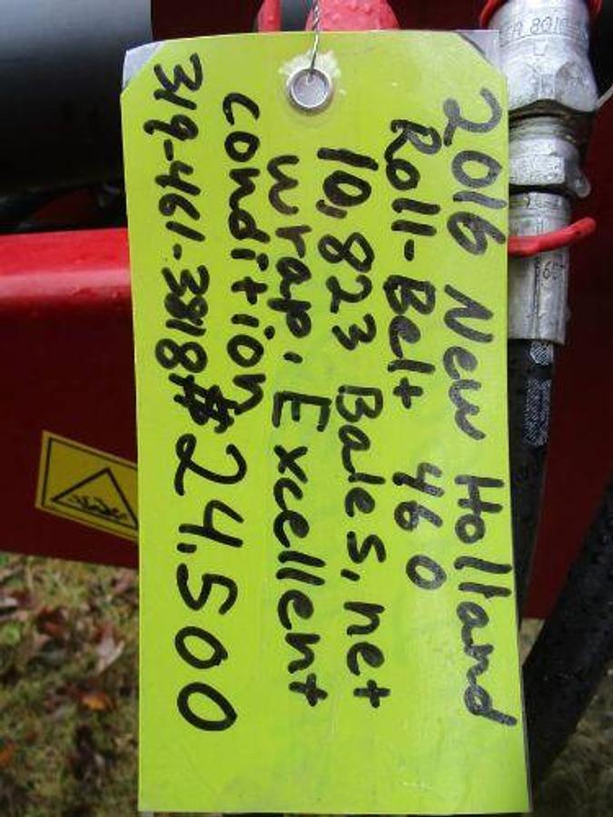 Used 2016 NEW HOLLAND Roll Belt 460