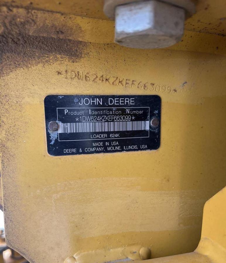 Used 2014 Deere 624K