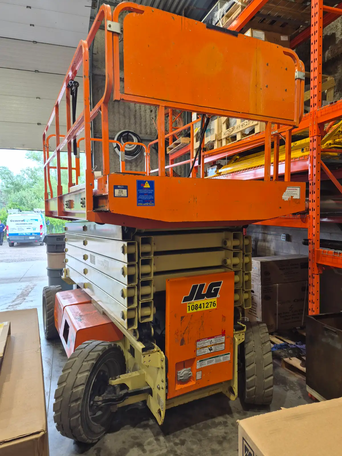 Used 2018 Electric Rough Terrain Scissor Lift 4069LE