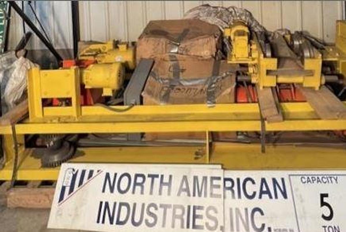 Used 2020 North American 5-Ton Overhead Crane