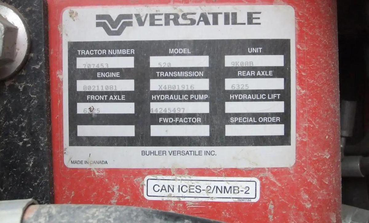 Used 2019 Versatile 520