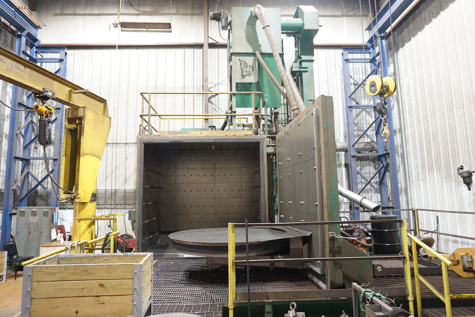 Used WHEELABRATOR BLASTING UNIT #WMT84
