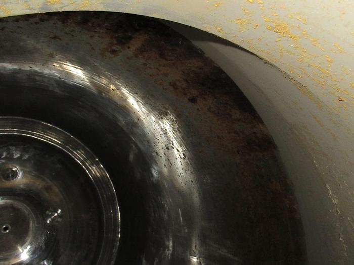 Used Silo, 600 CF, S/st, 8' x 11', Cone Btm, 72.5 PSI, #L742244