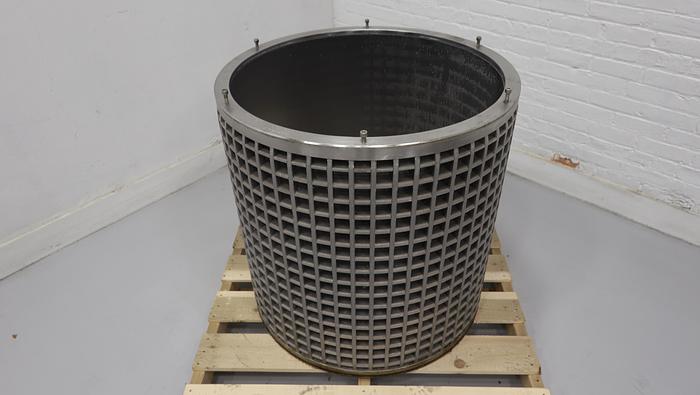 Used Black Clawson UV400 Pressure Screen Basket #44507