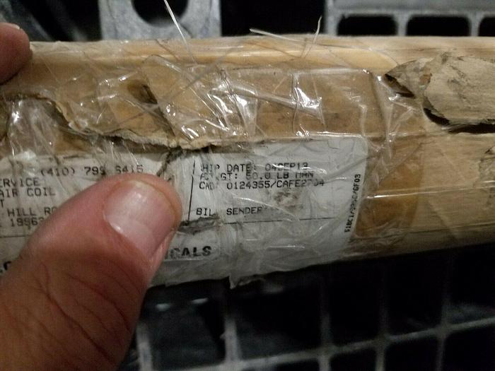 Used Stainless Steel Motor Drive Shaft with keyways 2-1/4" Dia. x 45"