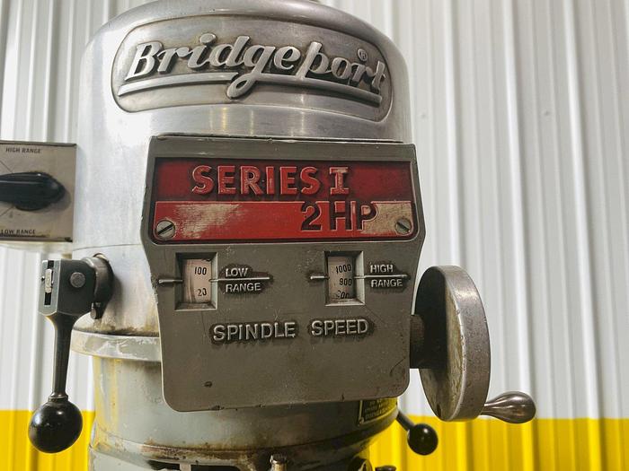 Used 2 HP Bridgeport Vertical Mill Series I