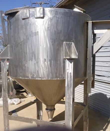 Used Tank, 400 Gallon, 304 S/st,53" X 34", CB, #S743647
