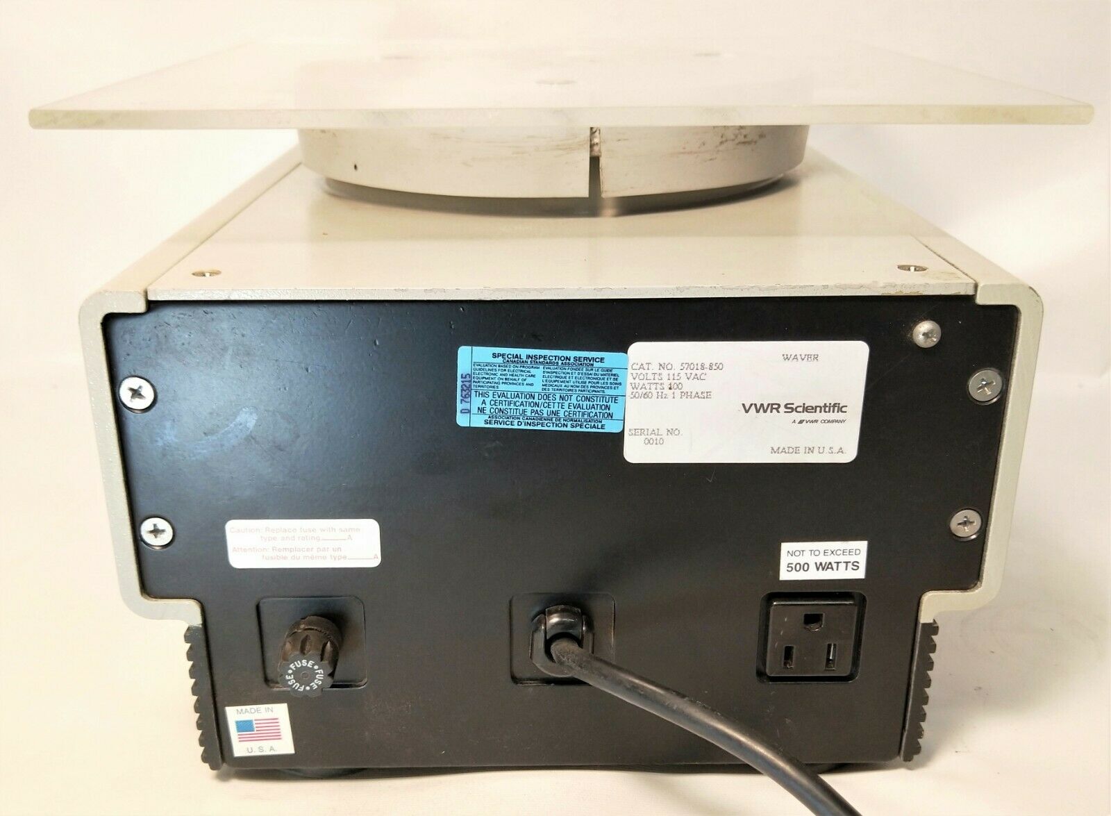 Used VWR "The Waver" 57018-850 Orbital Shaker