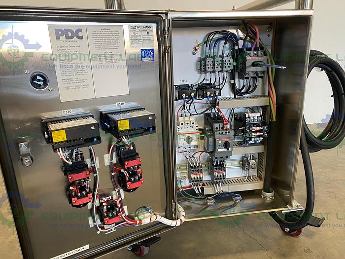 Used Fristam Powder Mixer/Emulsion Skid FS-3522 High Shear Emulsifier & FZX2100 Pump