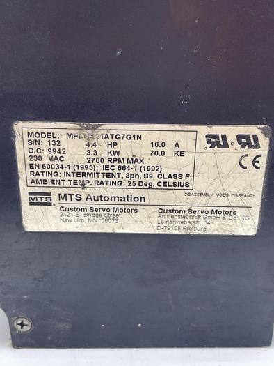 Used MTS MPM1421ATG7G1N