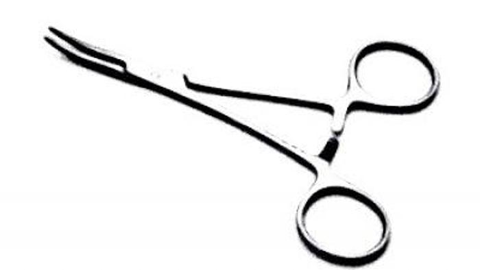 Used Forceps Artery Rochester Pean Curved 125mm (5in)