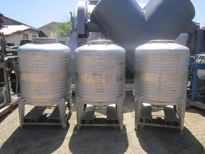Used Tank, 211 Gallon, 304 S/st, 15 PSI, Tote, CB/DT, #C739946