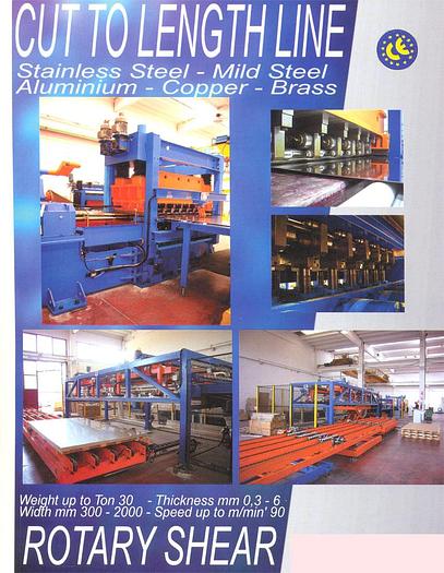 New F&P S.S., Alu... Rotary Shear CTL Lines (New)  #3535.2