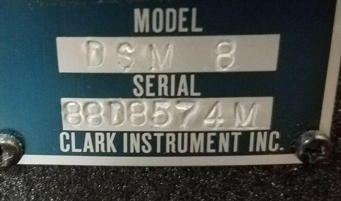 Used CLARK MODEL DSM8 HARDNESS TESTER